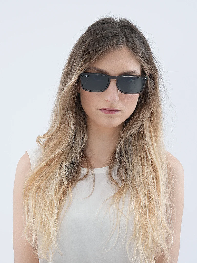 Ray-Ban 0RB4435/59 Square Sunglasses Brown/Black 4